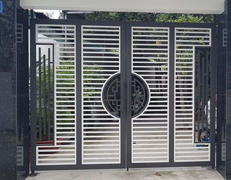 Mẫu cửa cổng sắt đẹp 2 cánh Lựa chọn hoàn hảo cho ngôi nhà của bạn