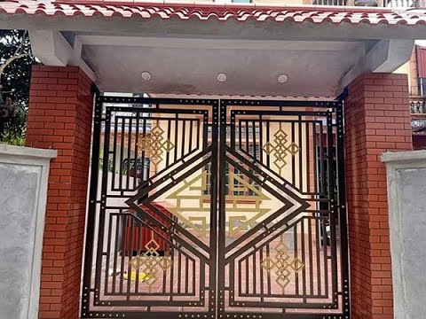 Mẫu cửa cổng sắt đẹp 2 cánh Lựa chọn hoàn hảo cho ngôi nhà của bạn